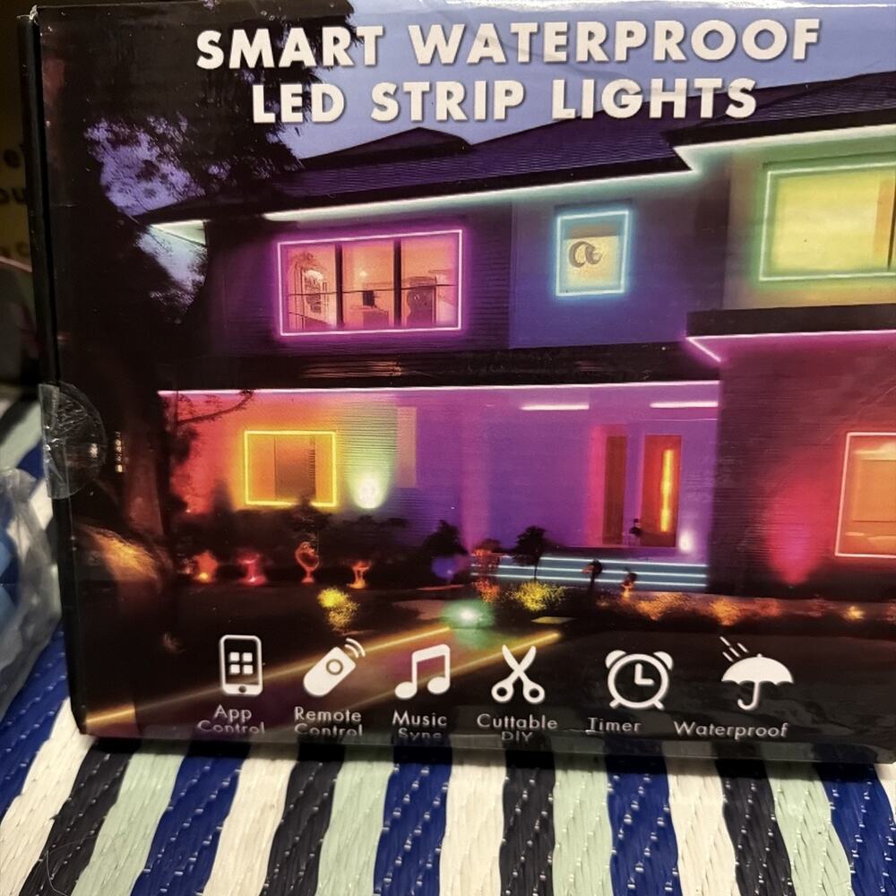 Smart Waterproof LED Strip Lights RGB App Control Music Sync Remote Timer DIY